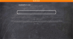 Desktop Screenshot of mukhabbat.com